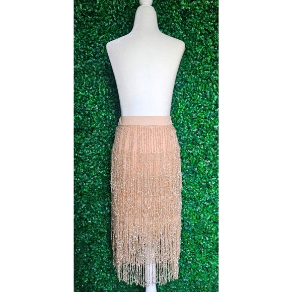 J.Crew Collection Sequin Fringe Skirt - Picture 8 of 9